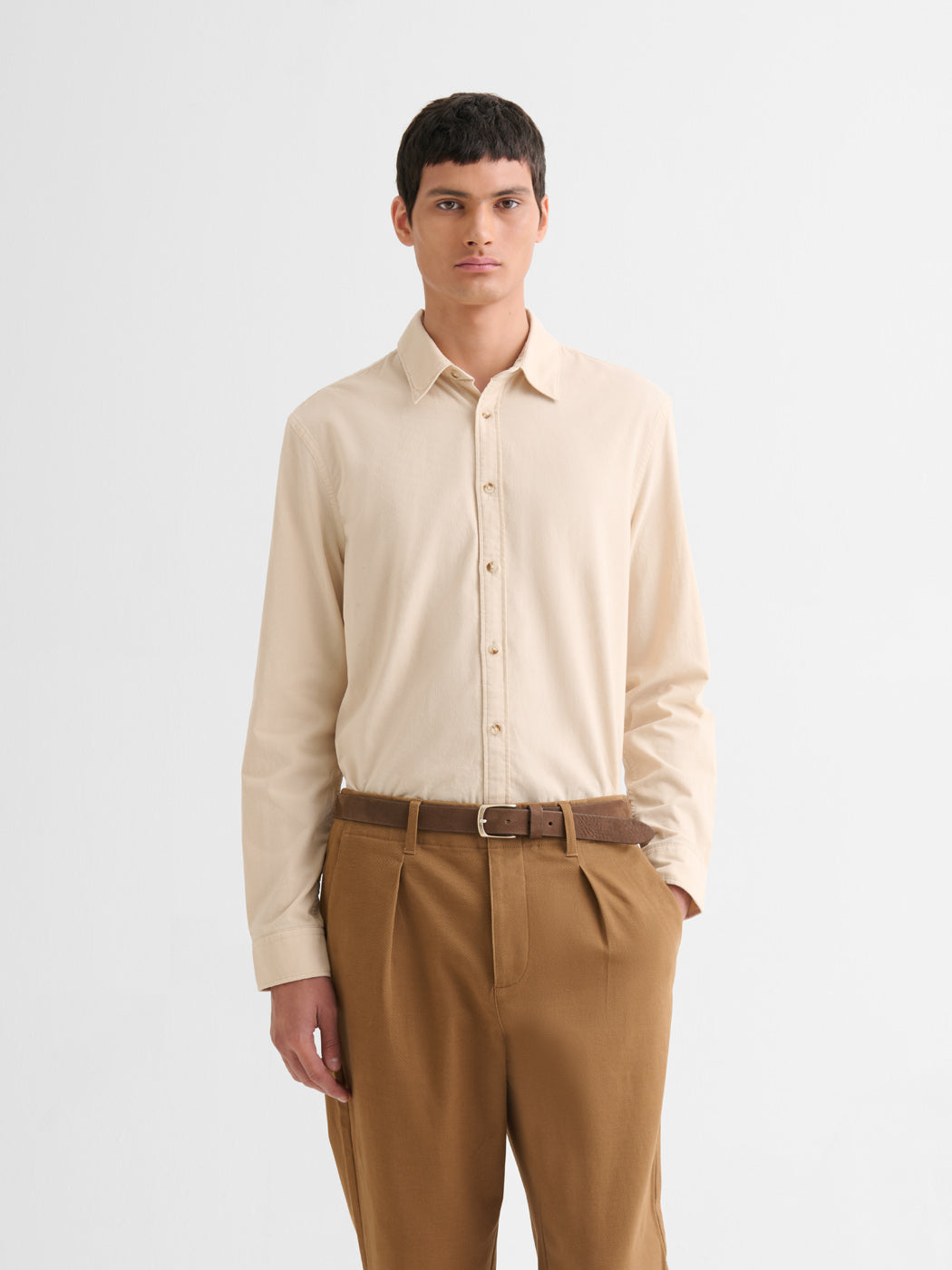 Chemise slim en velours - DEVRED 1902