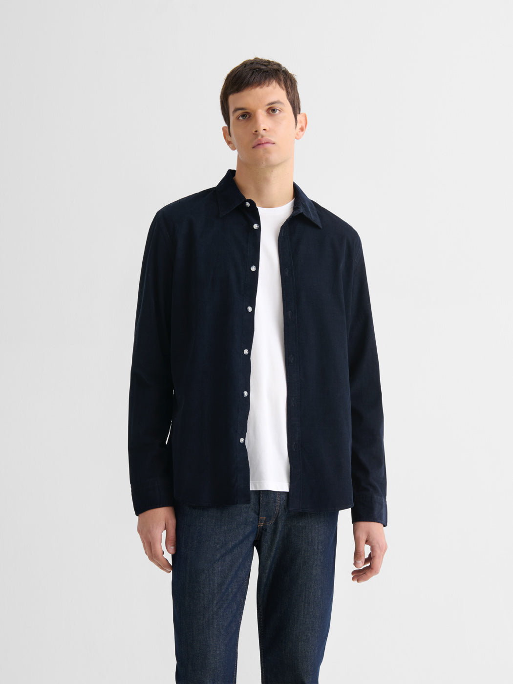 Chemise slim en velours - DEVRED 1902