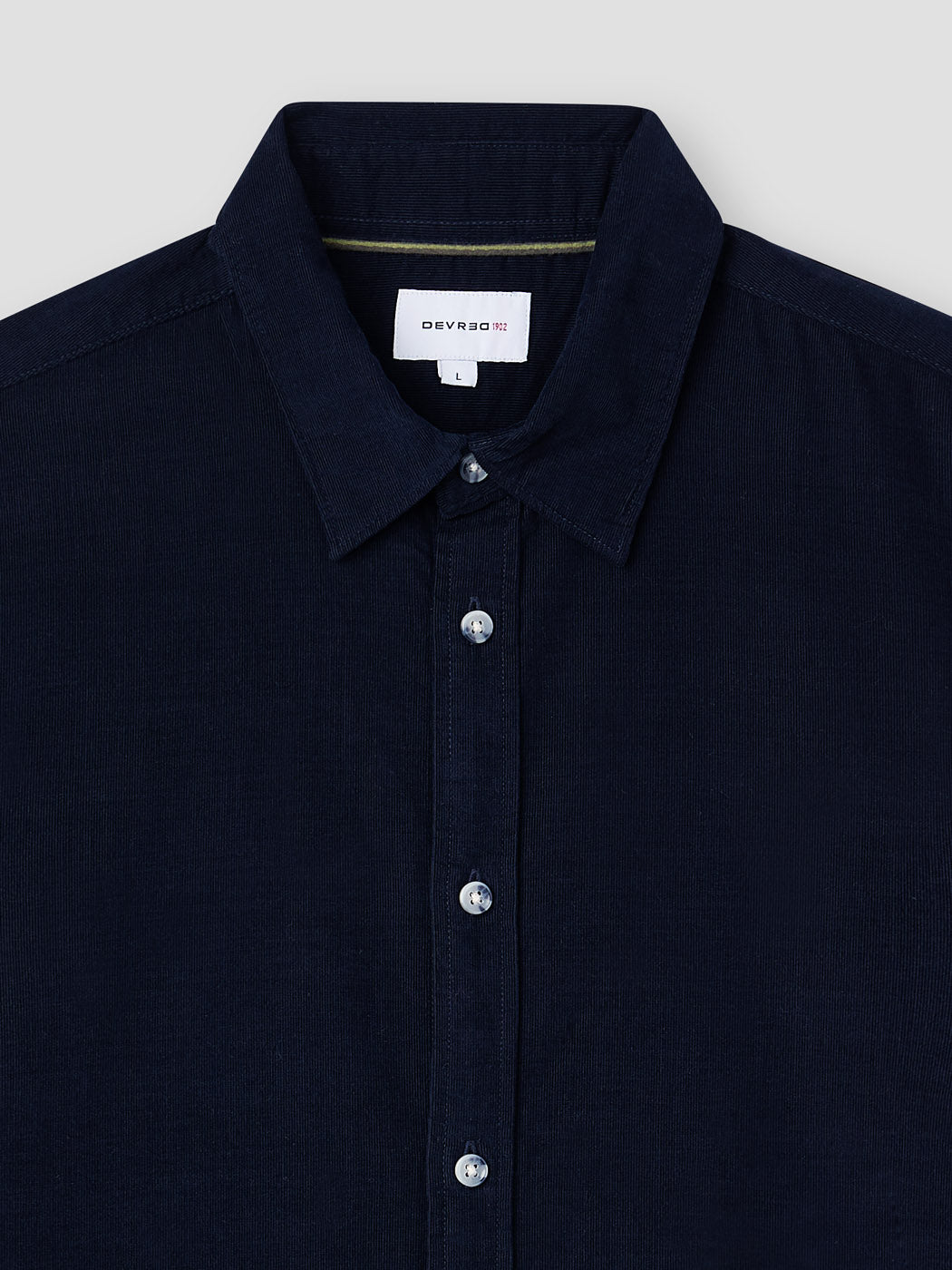 Chemise slim en velours - DEVRED 1902