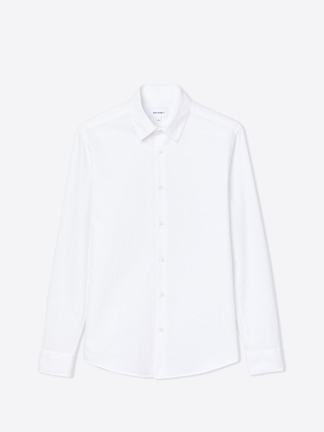 Chemise slim à motif en coton - DEVRED 1902