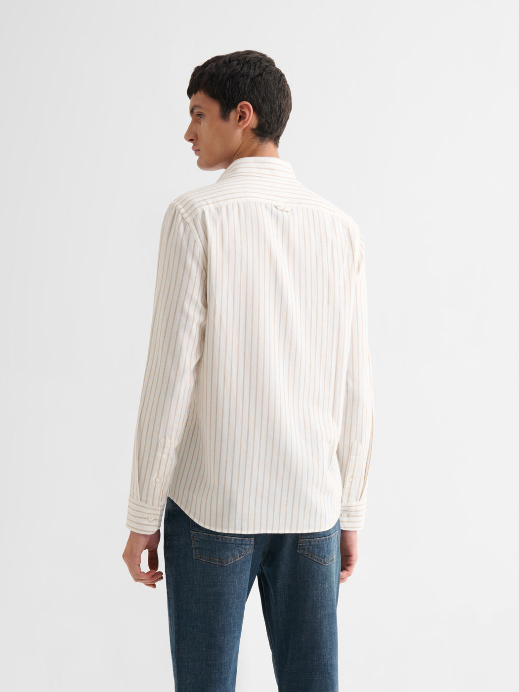 Chemise slim en coton rayée - DEVRED 1902