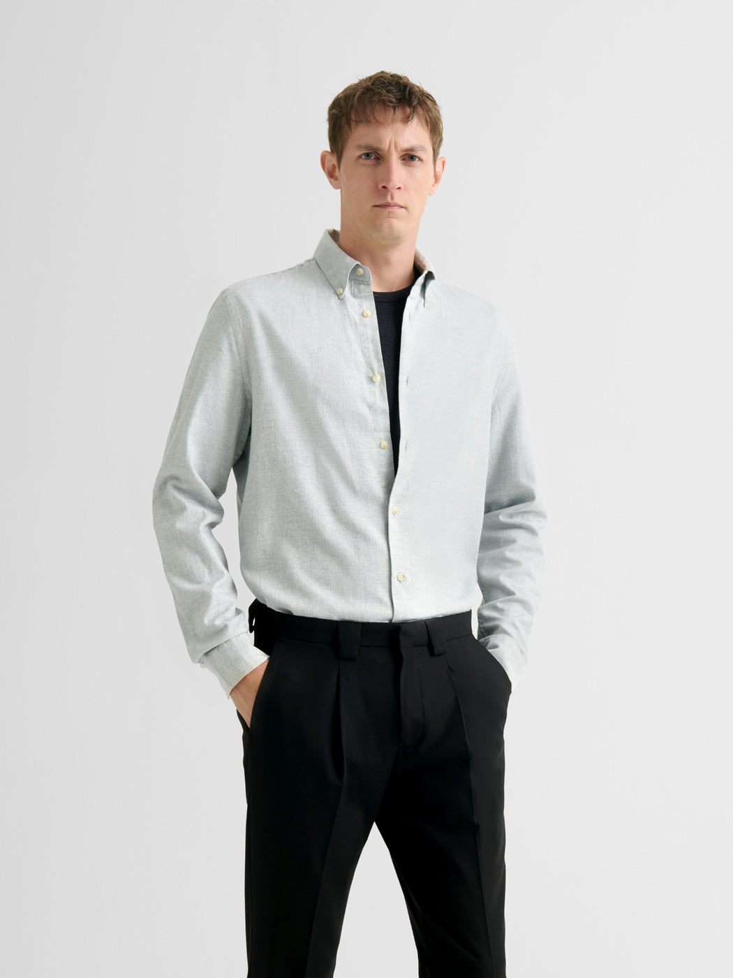 Chemise slim en coton chiné - DEVRED 1902