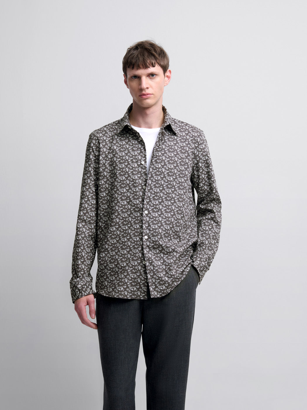 Chemise slim à motifs - DEVRED 1902