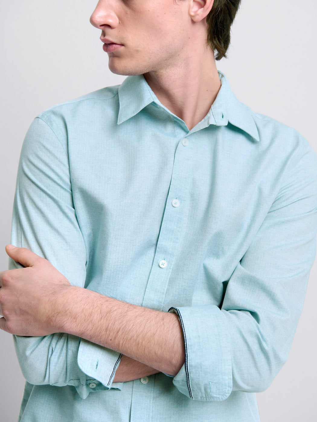Chemise slim en coton chiné - DEVRED 1902