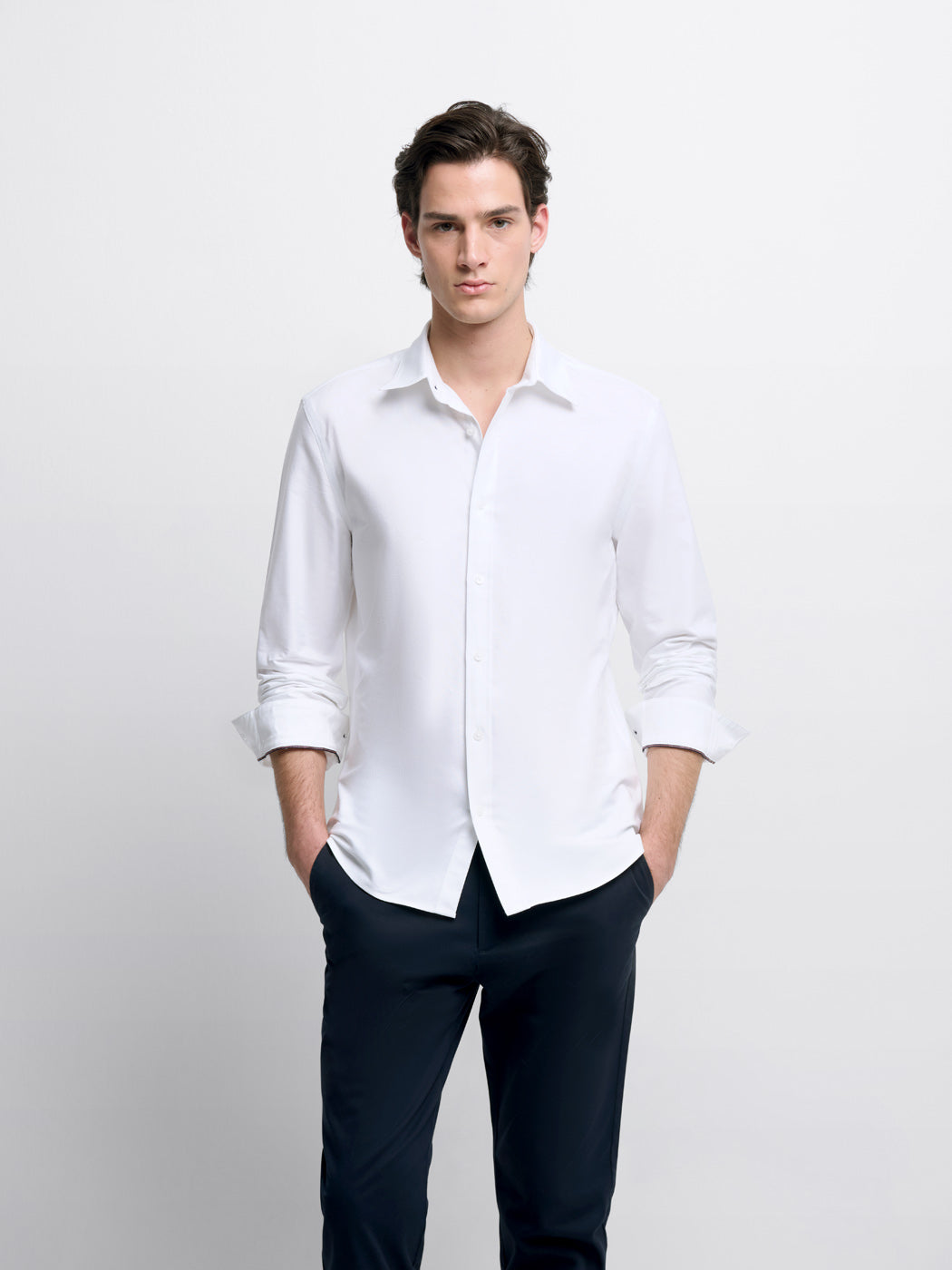 Chemise slim en coton bio - DEVRED 1902