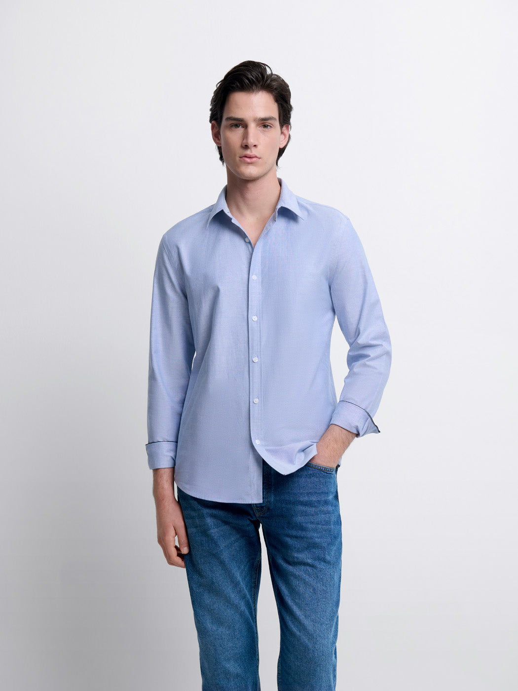 Chemise slim en coton bio - DEVRED 1902