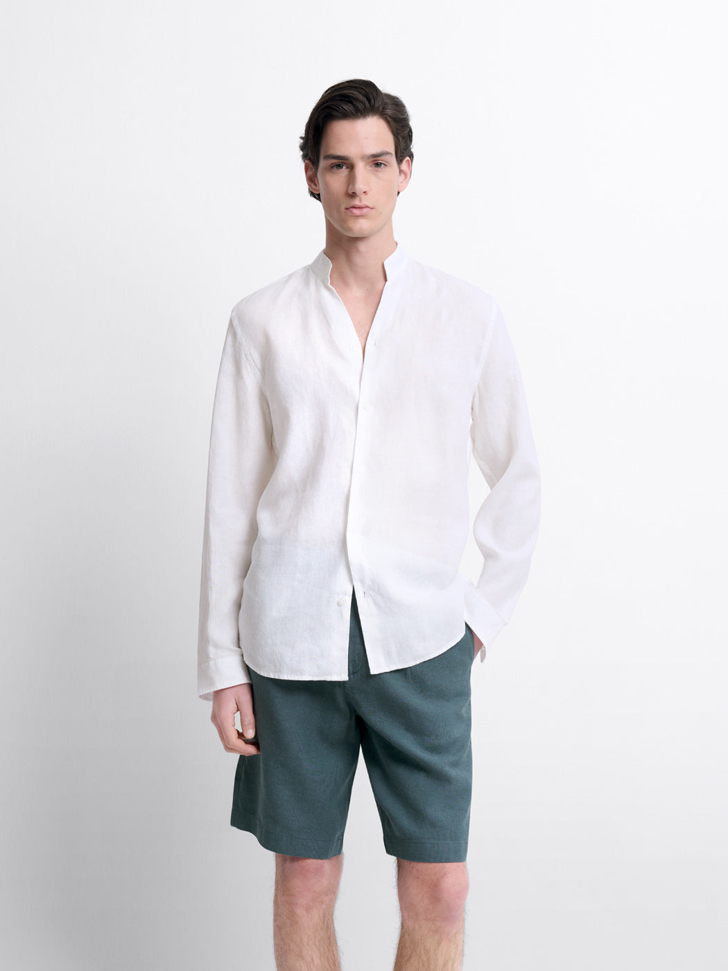 Chemise slim en lin - DEVRED 1902