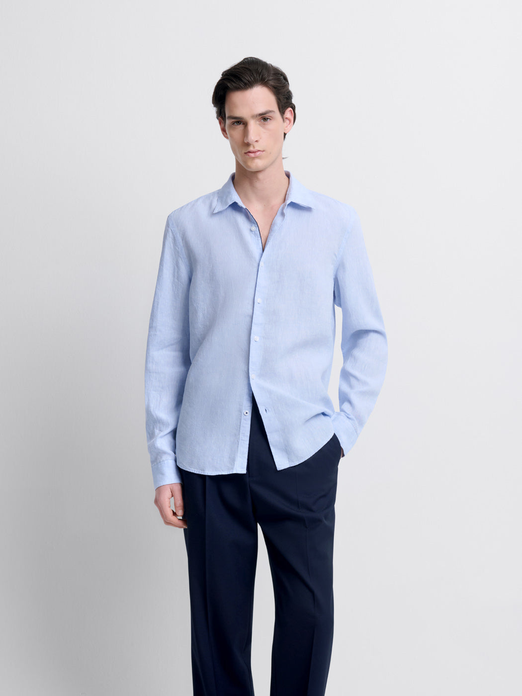 Chemise slim en lin - DEVRED 1902