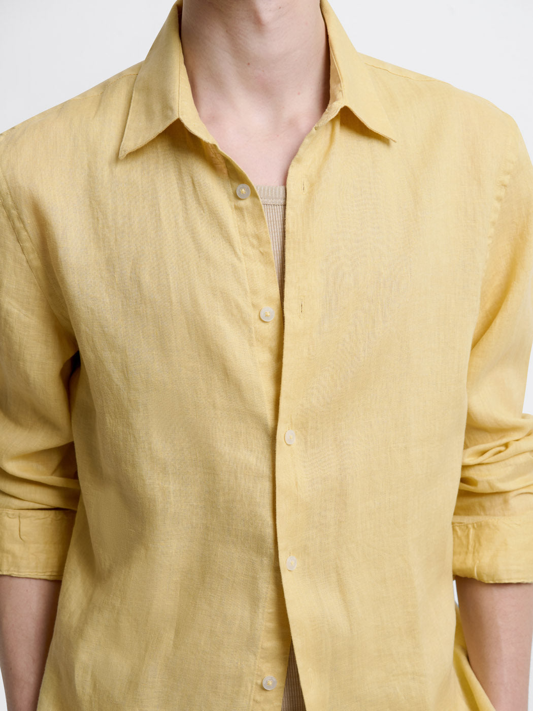 Chemise slim en lin - DEVRED 1902