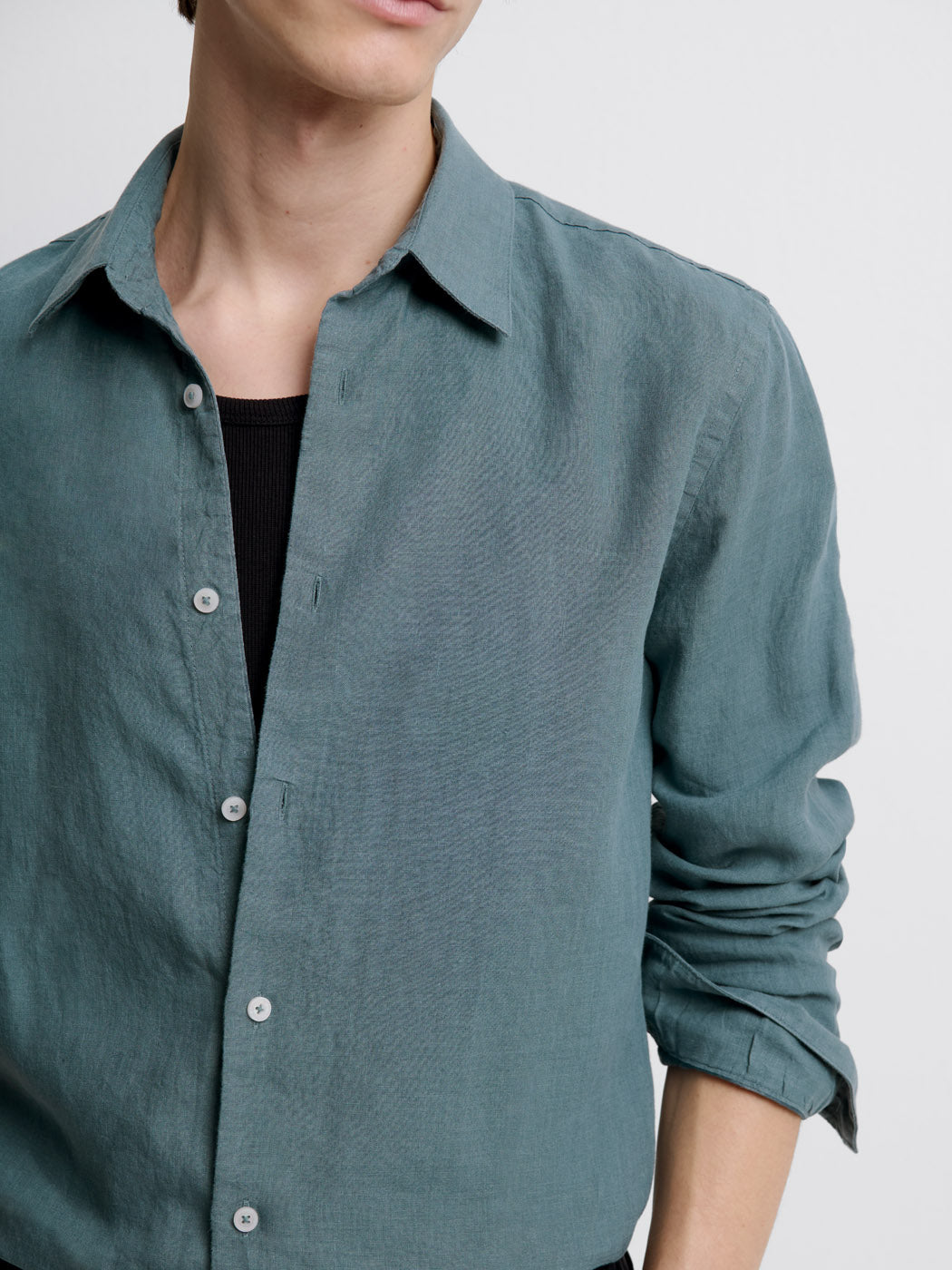 Chemise slim en lin - DEVRED 1902
