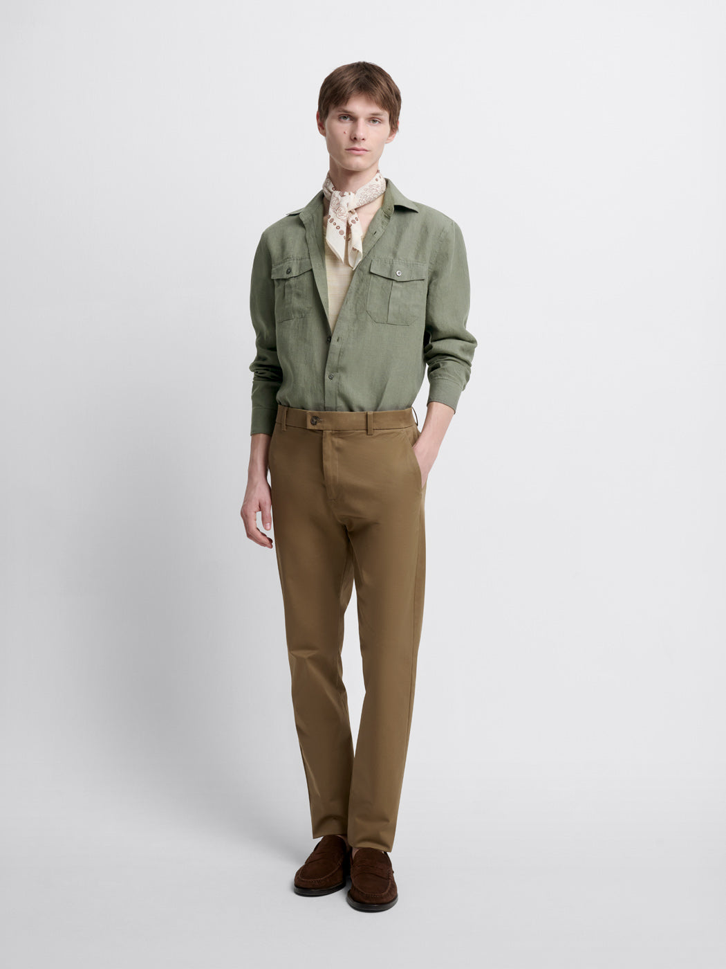 Chemise slim en lin - DEVRED 1902