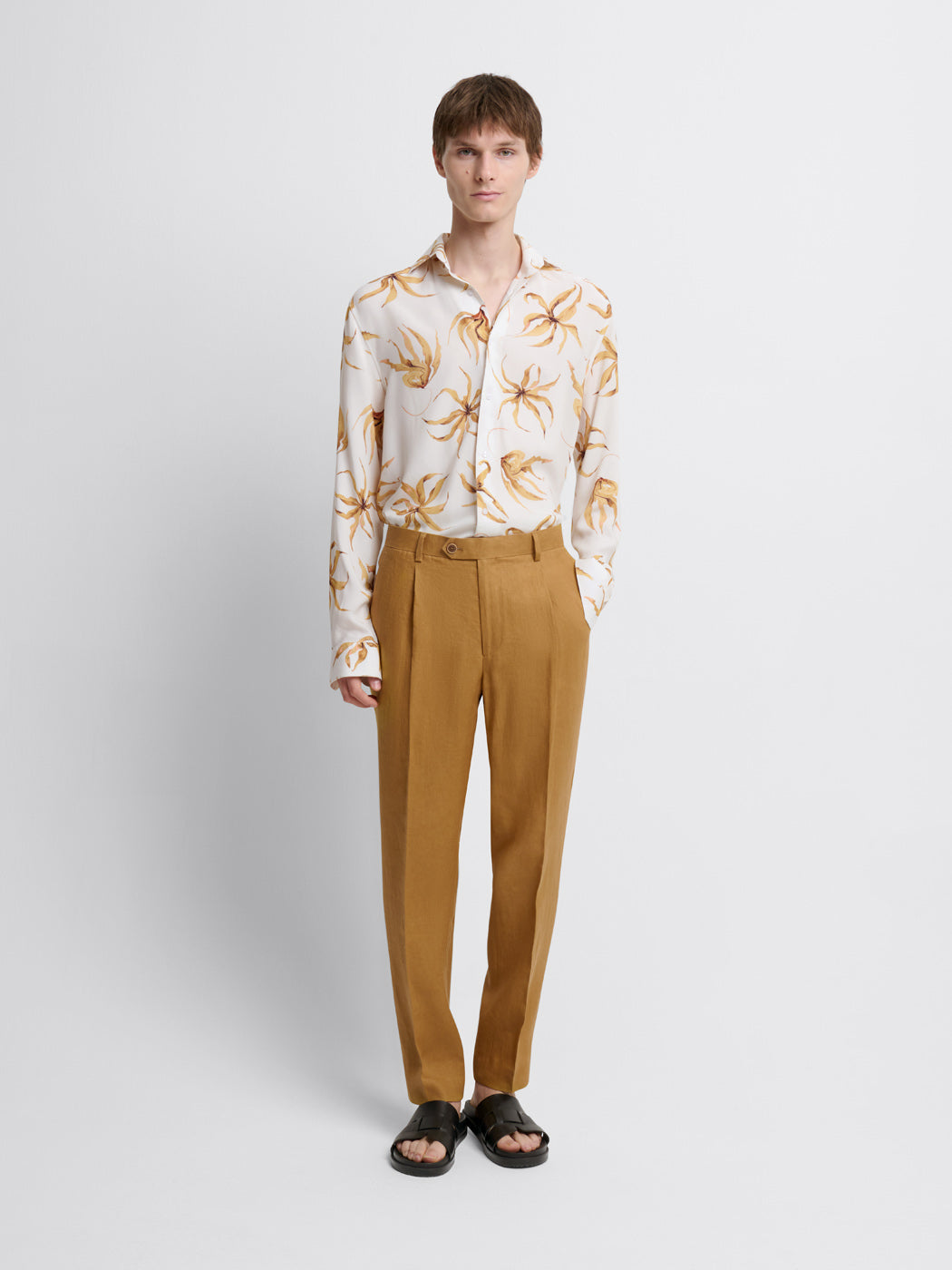 Chemise slim fleurie - DEVRED 1902