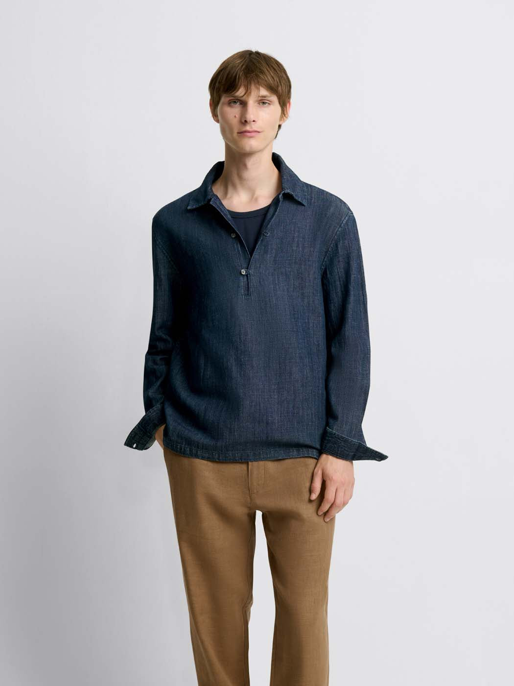 Chemise vareuse  en coton lin - DEVRED 1902