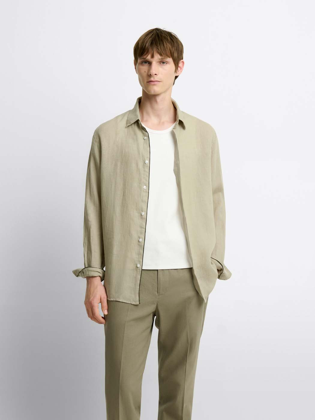 Chemise slim en lin - DEVRED 1902