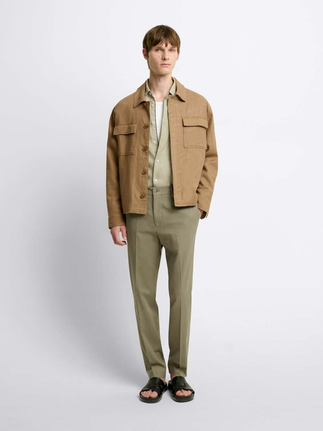 Chemise slim en lin - DEVRED 1902