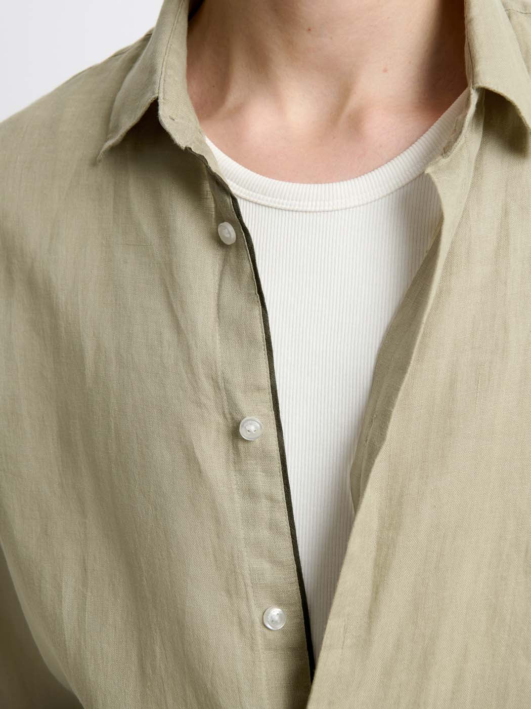 Chemise slim en lin - DEVRED 1902