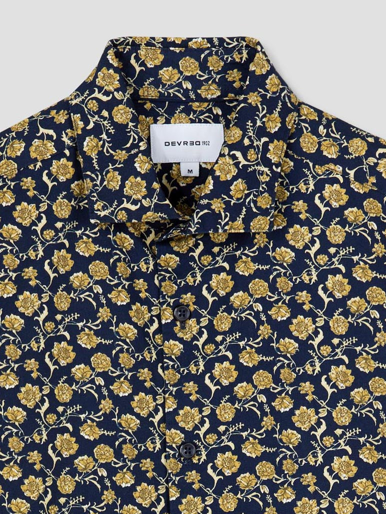 Chemise slim en coton à motifs - DEVRED 1902