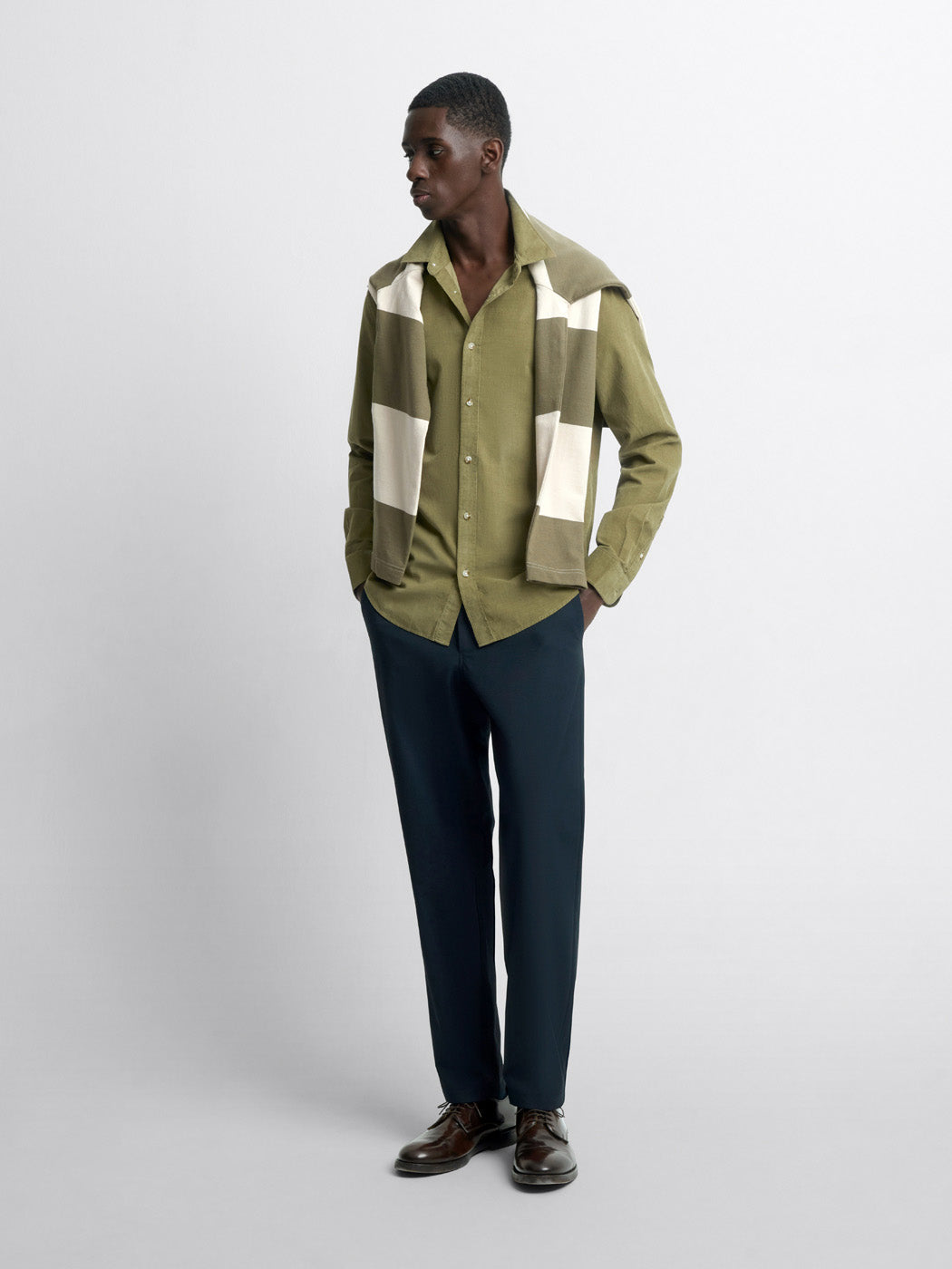 Chemise slim en velours - DEVRED 1902
