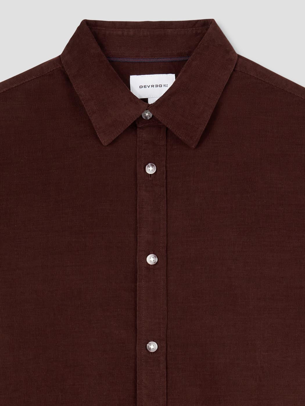 Chemise slim en velours - DEVRED 1902