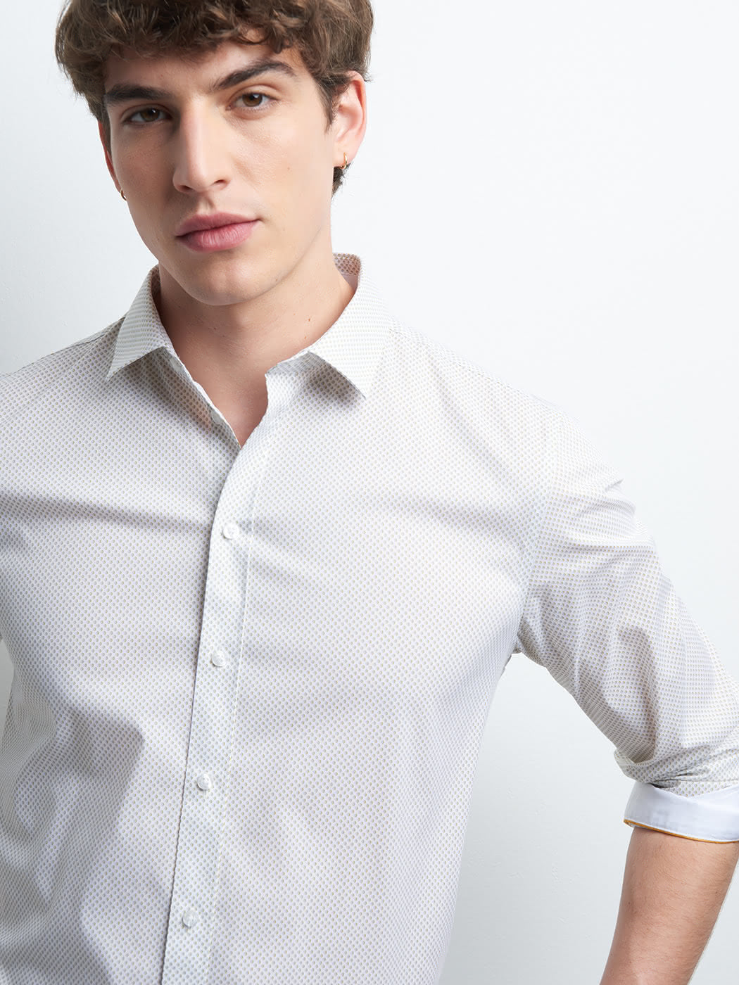 Chemise extra-slim stretch fantaisie - DEVRED 1902