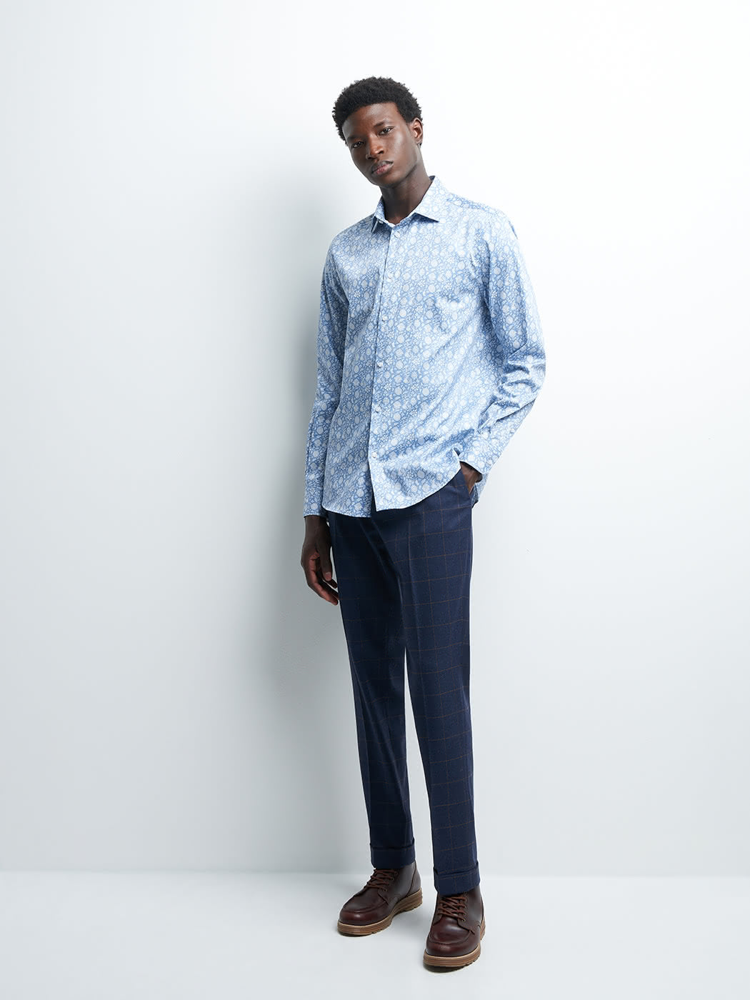 Chemise slim végétale - DEVRED 1902