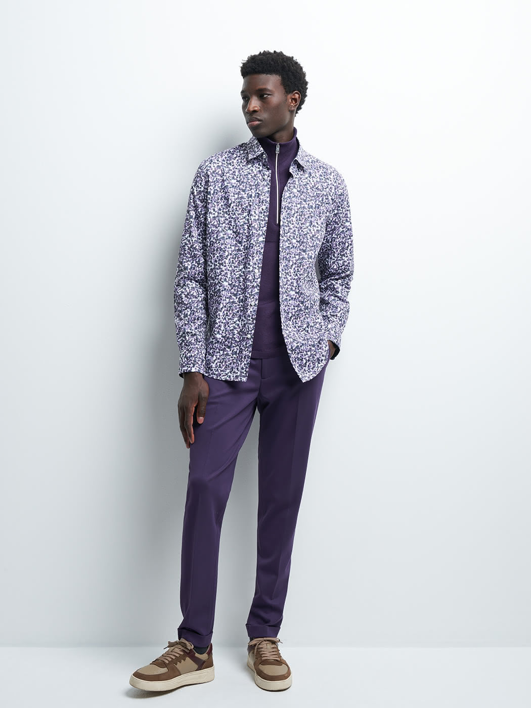 Chemise slim à pois - DEVRED 1902
