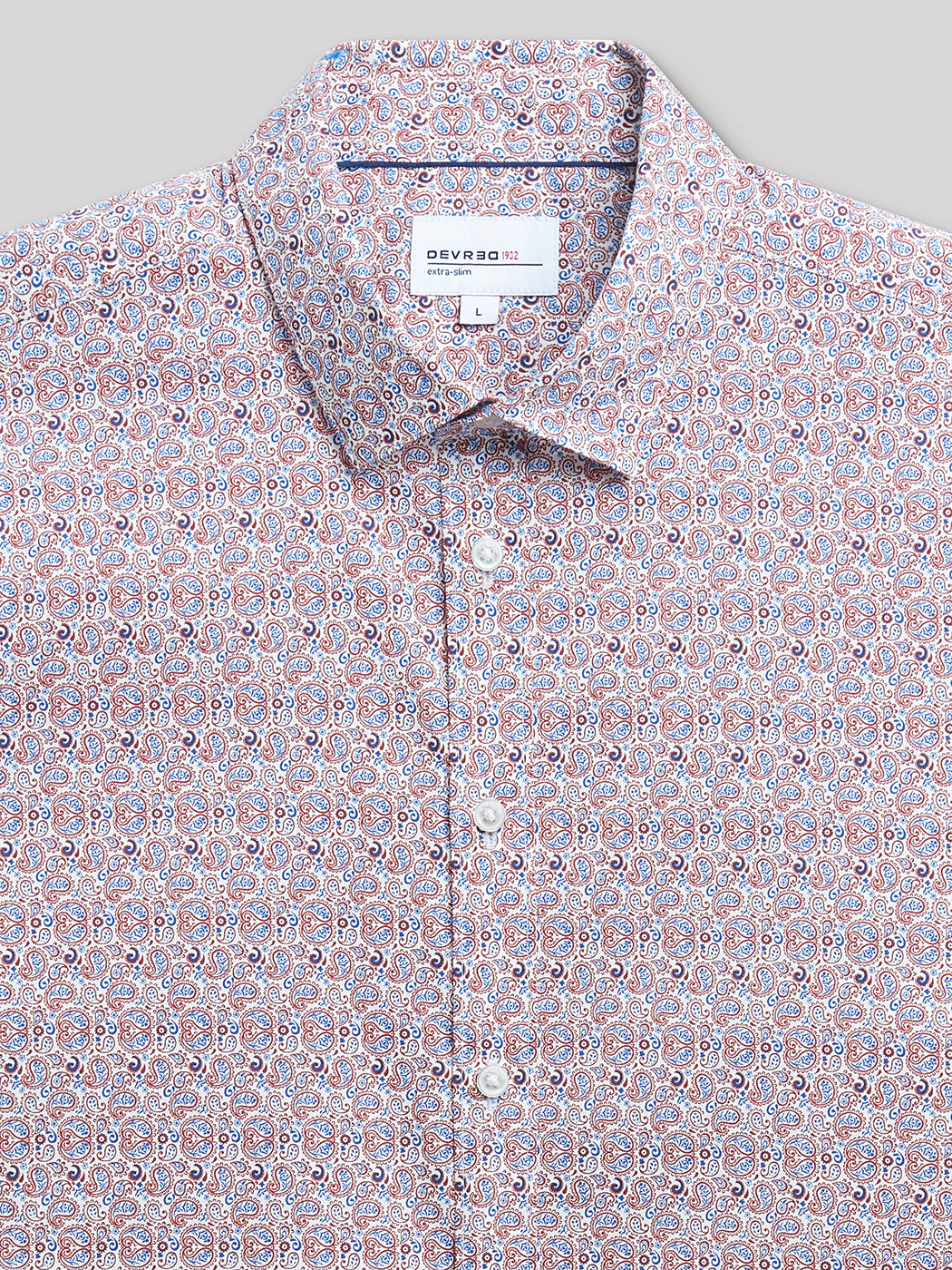 Chemise extra-slim stretch fantaisie - DEVRED 1902