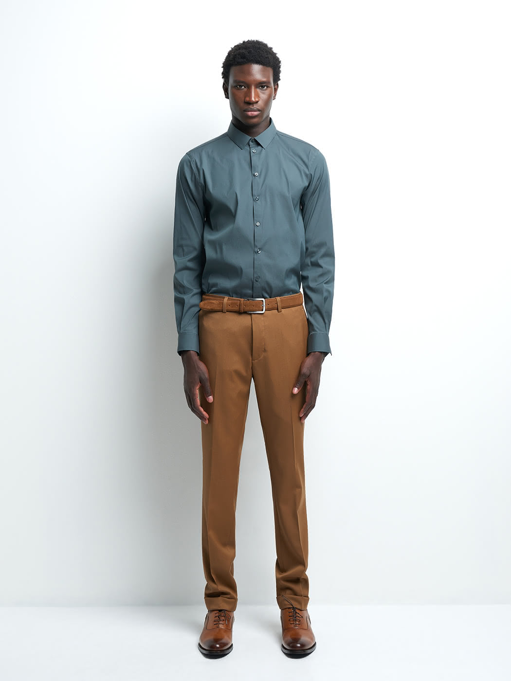 Chemise extra-slim unie - DEVRED 1902