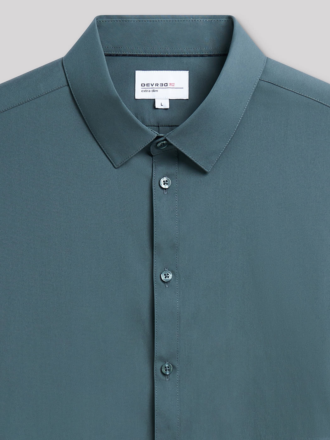 Chemise extra-slim unie - DEVRED 1902