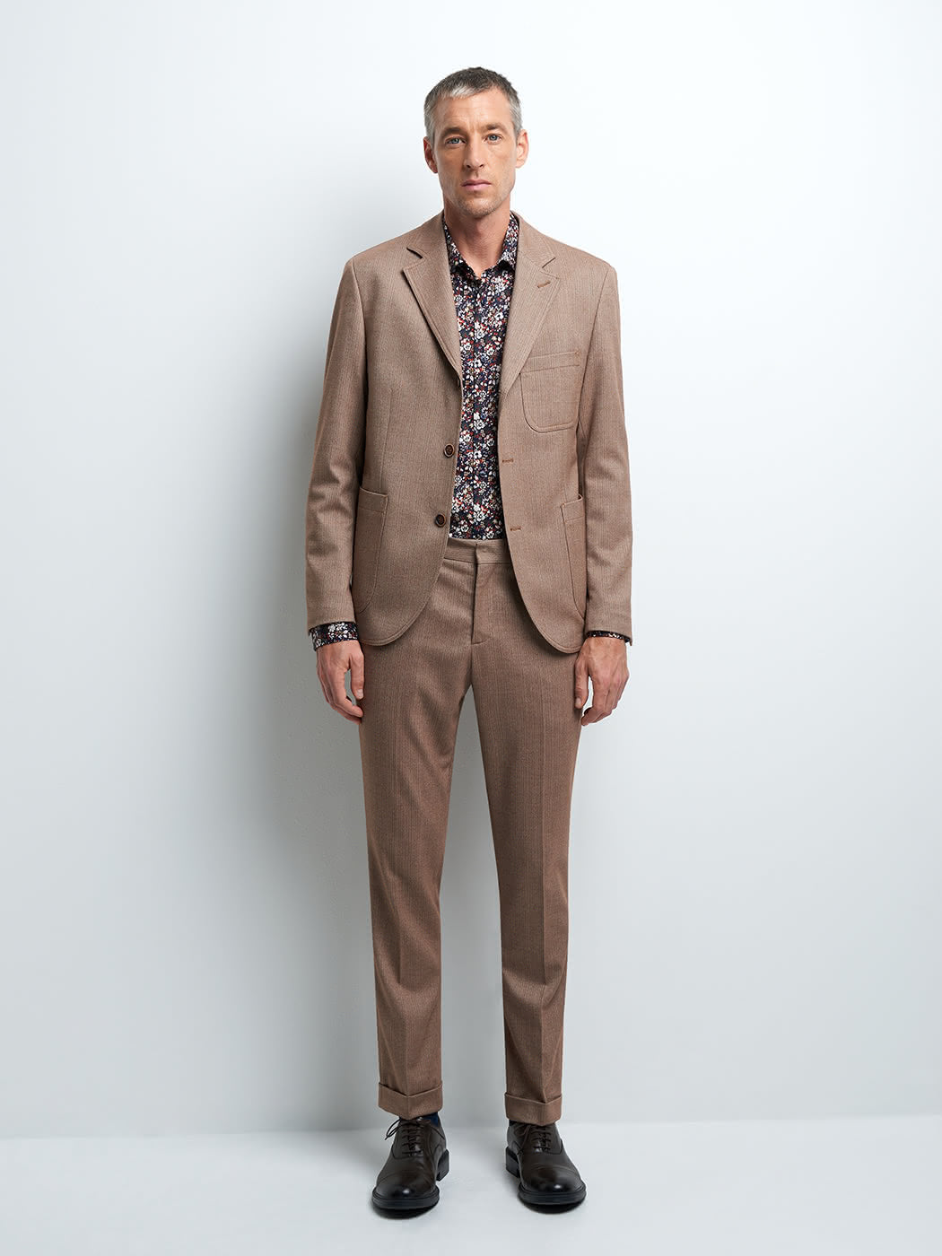 Chemise slim fleurie - DEVRED 1902