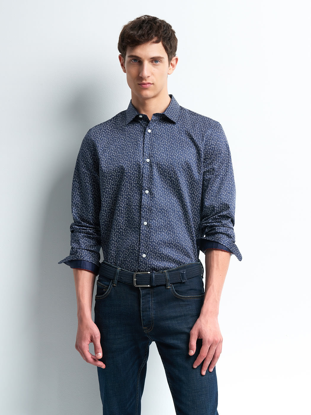 Chemise slim végétale - DEVRED 1902