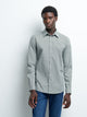Chemise extra-slim stretch géométrique - DEVRED 1902