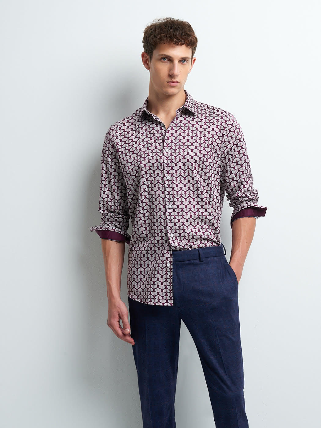 Chemise slim en satin végétale - DEVRED 1902