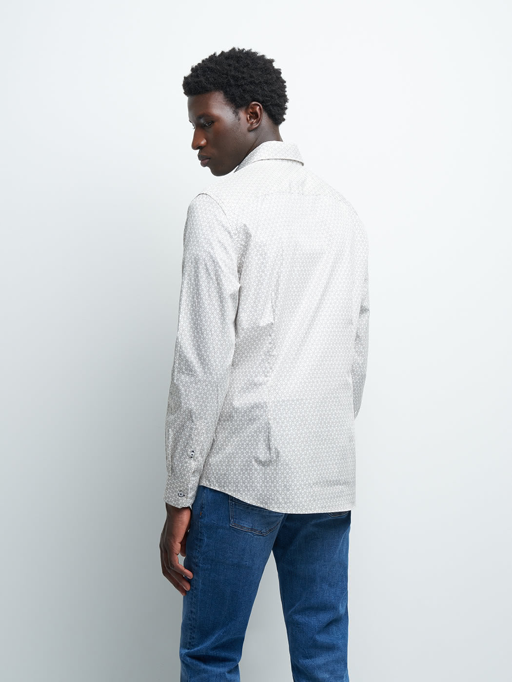 Chemise slim géométrique - DEVRED 1902
