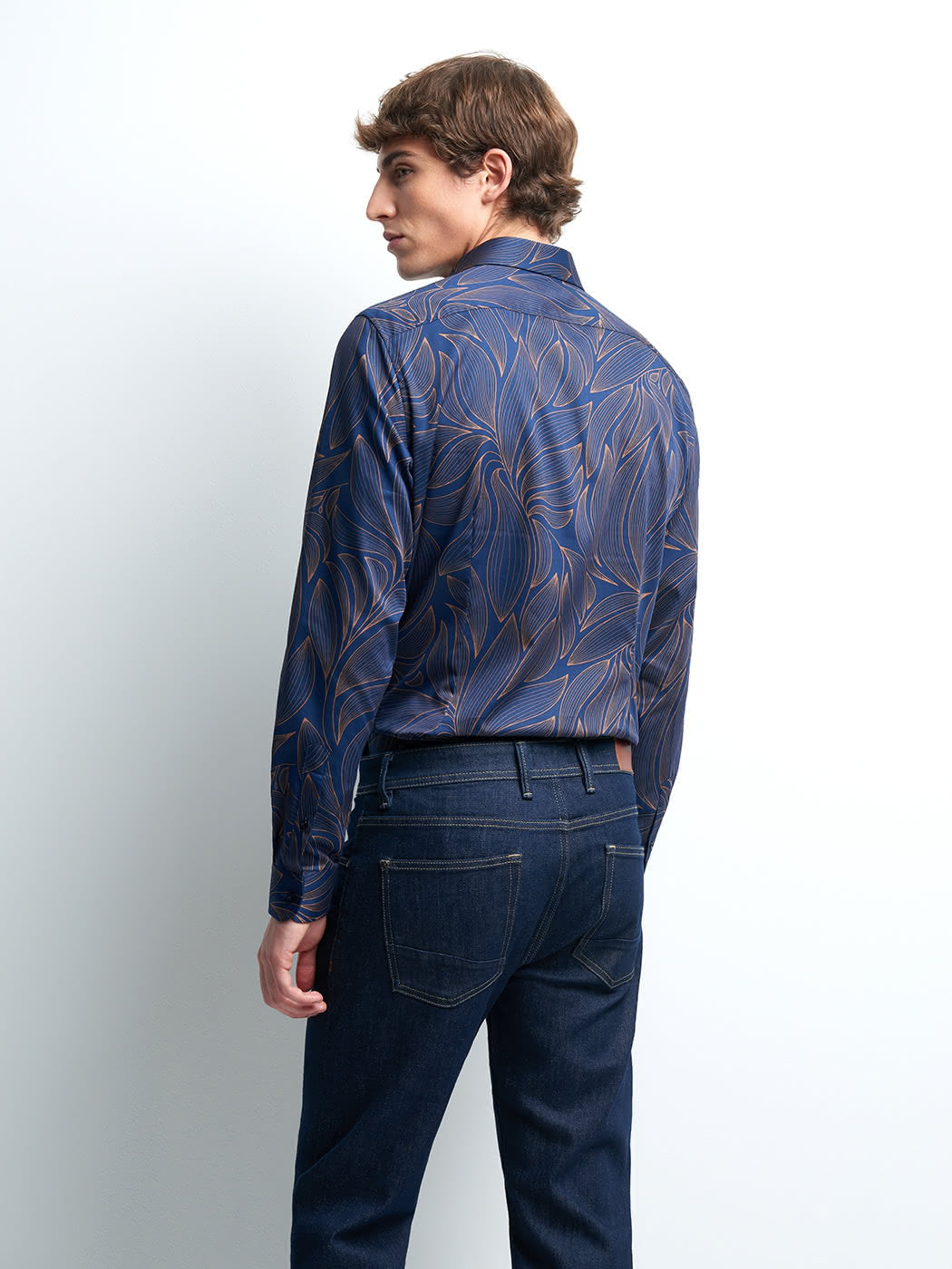 Chemise slim en satin végétale - DEVRED 1902