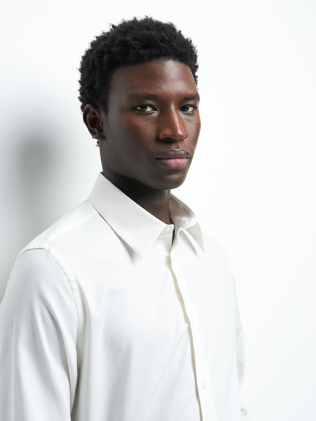 Chemise slim faux uni - DEVRED 1902
