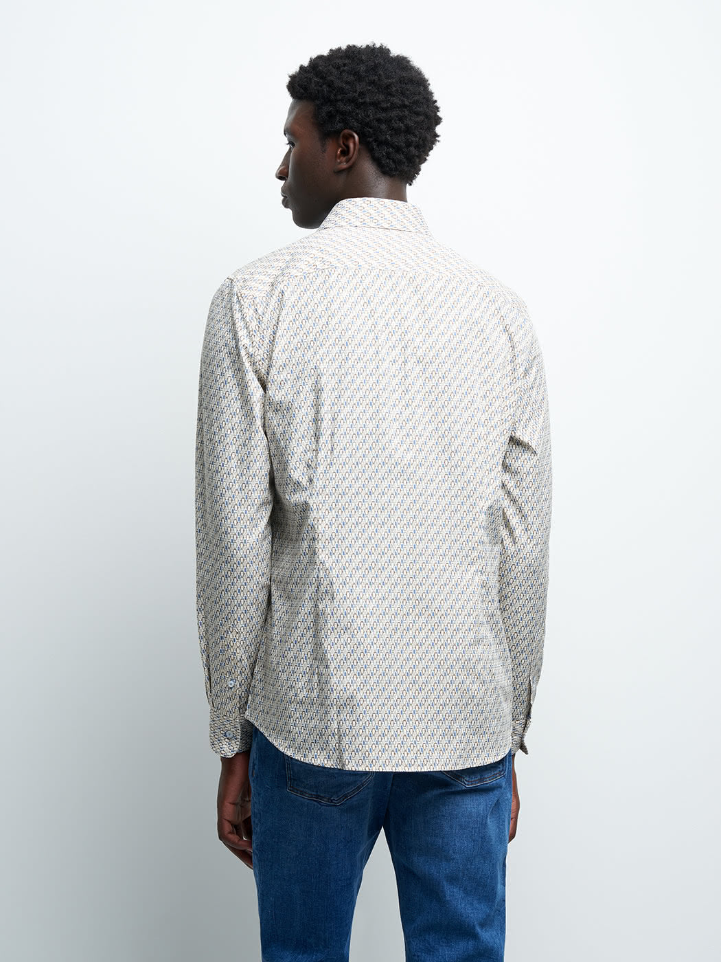 Chemise slim géométrique - DEVRED 1902