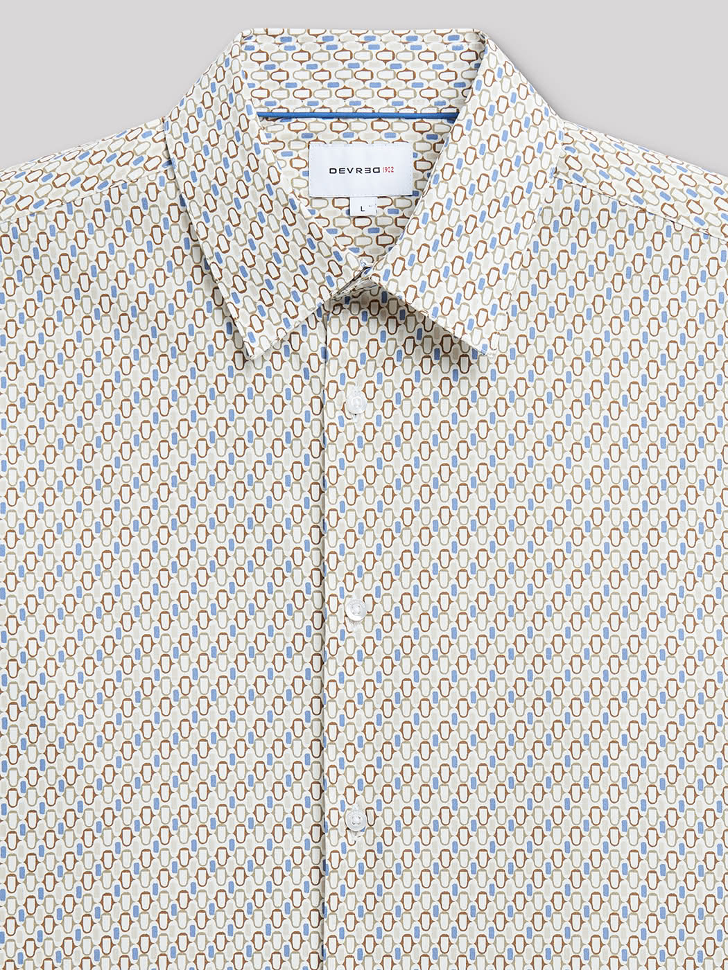 Chemise slim géométrique - DEVRED 1902