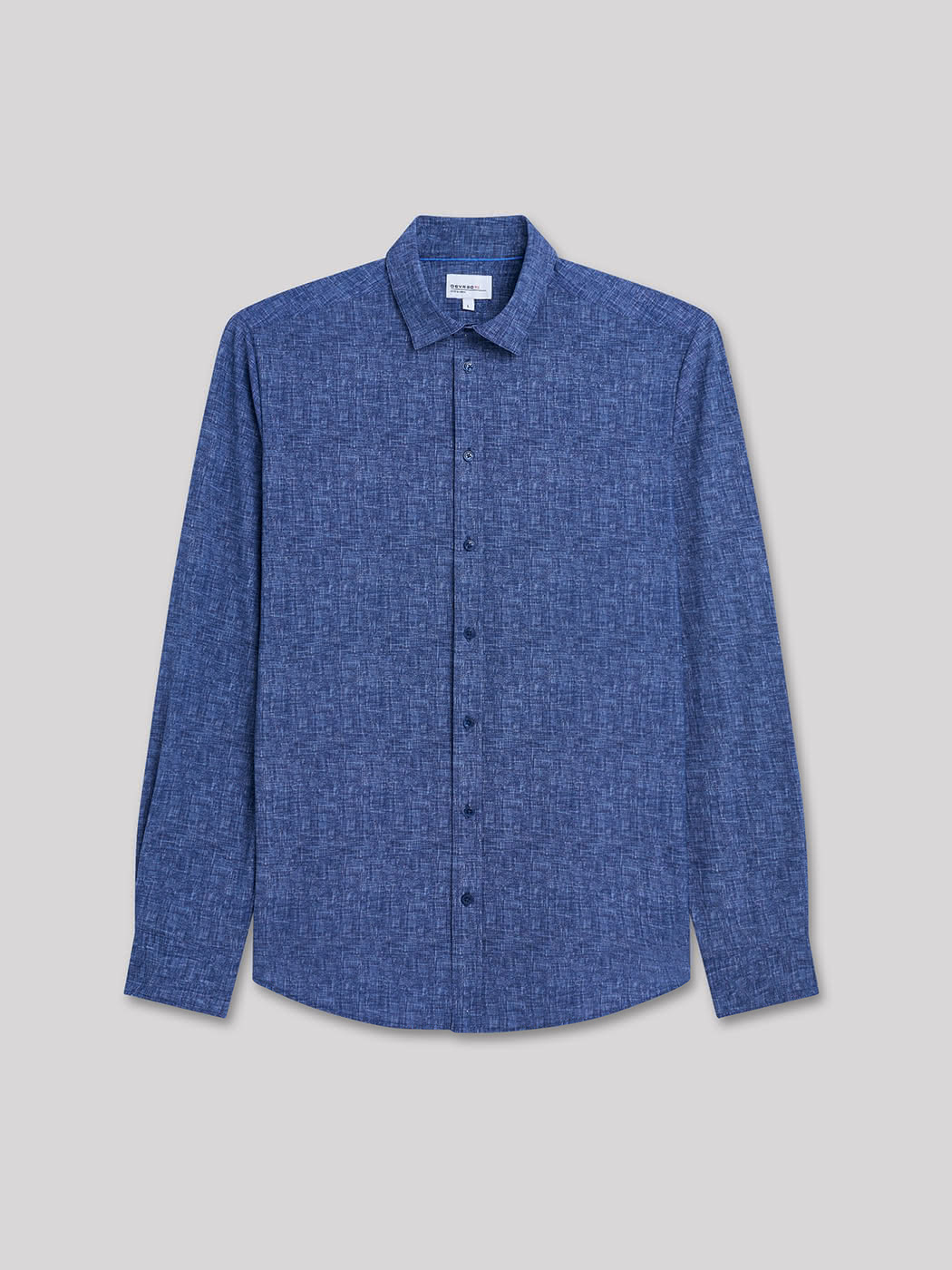 Chemise extra-slim stretch faux uni - DEVRED 1902