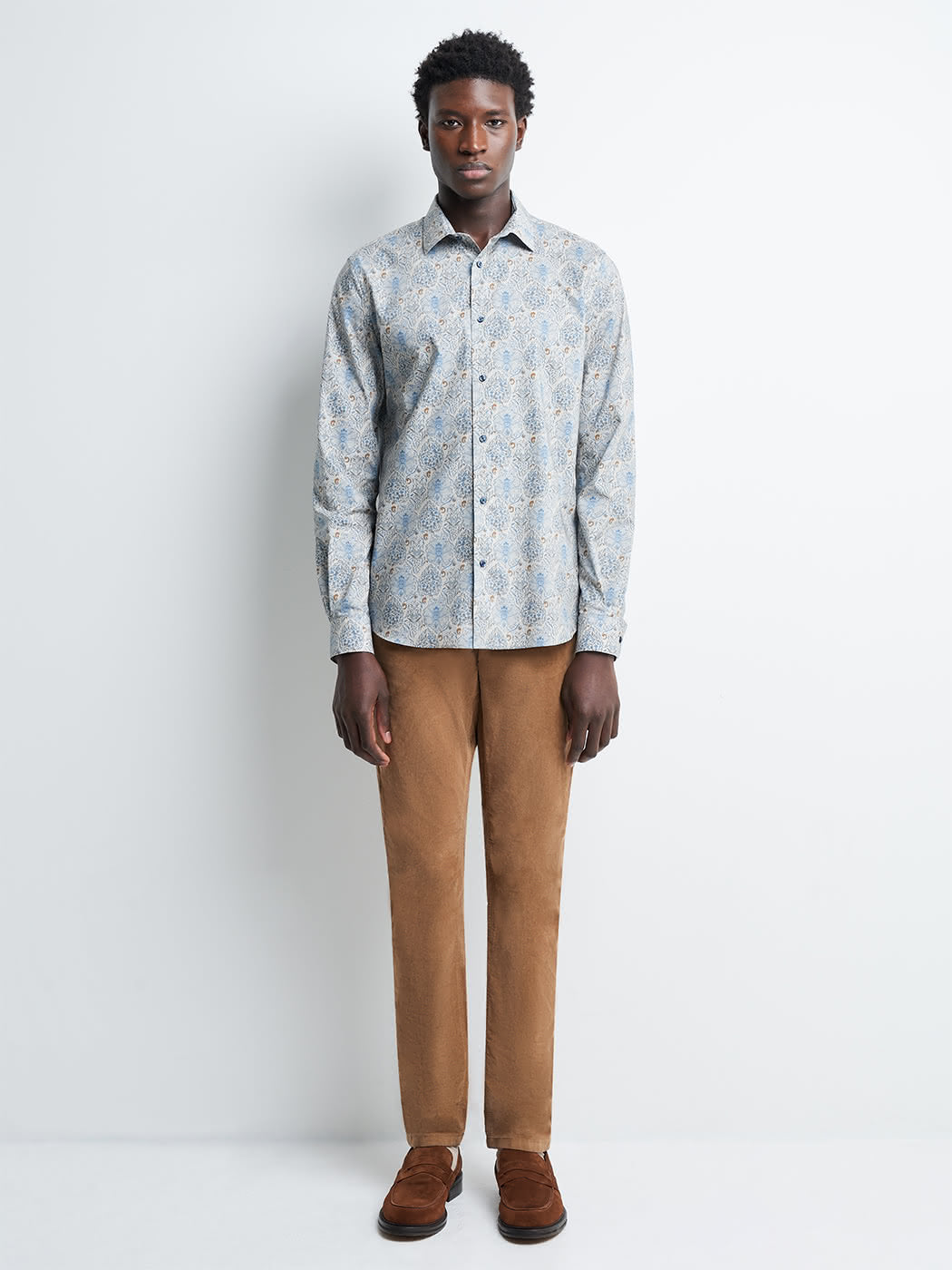 Chemise slim fleurie - DEVRED 1902