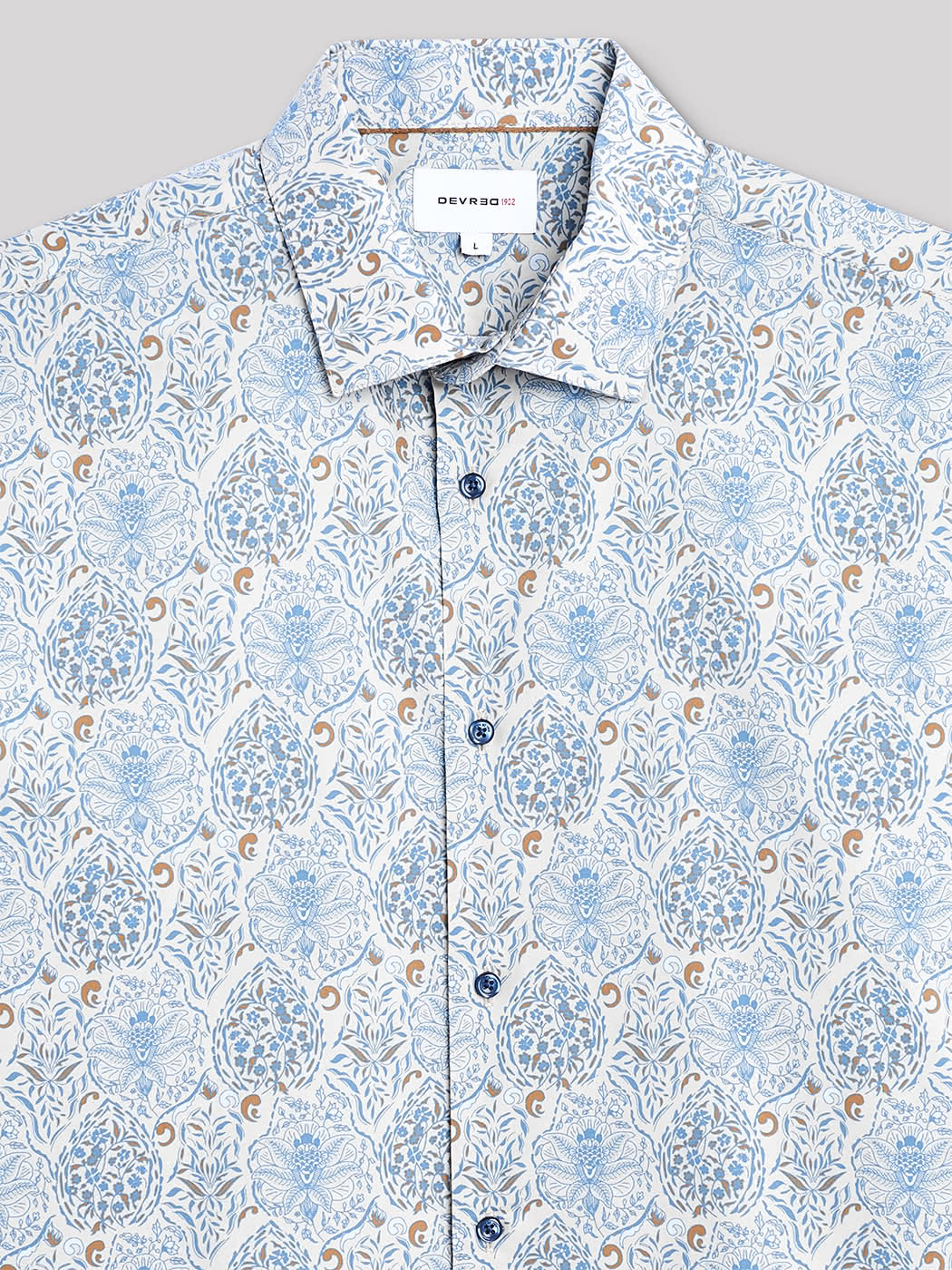 Chemise slim fleurie - DEVRED 1902