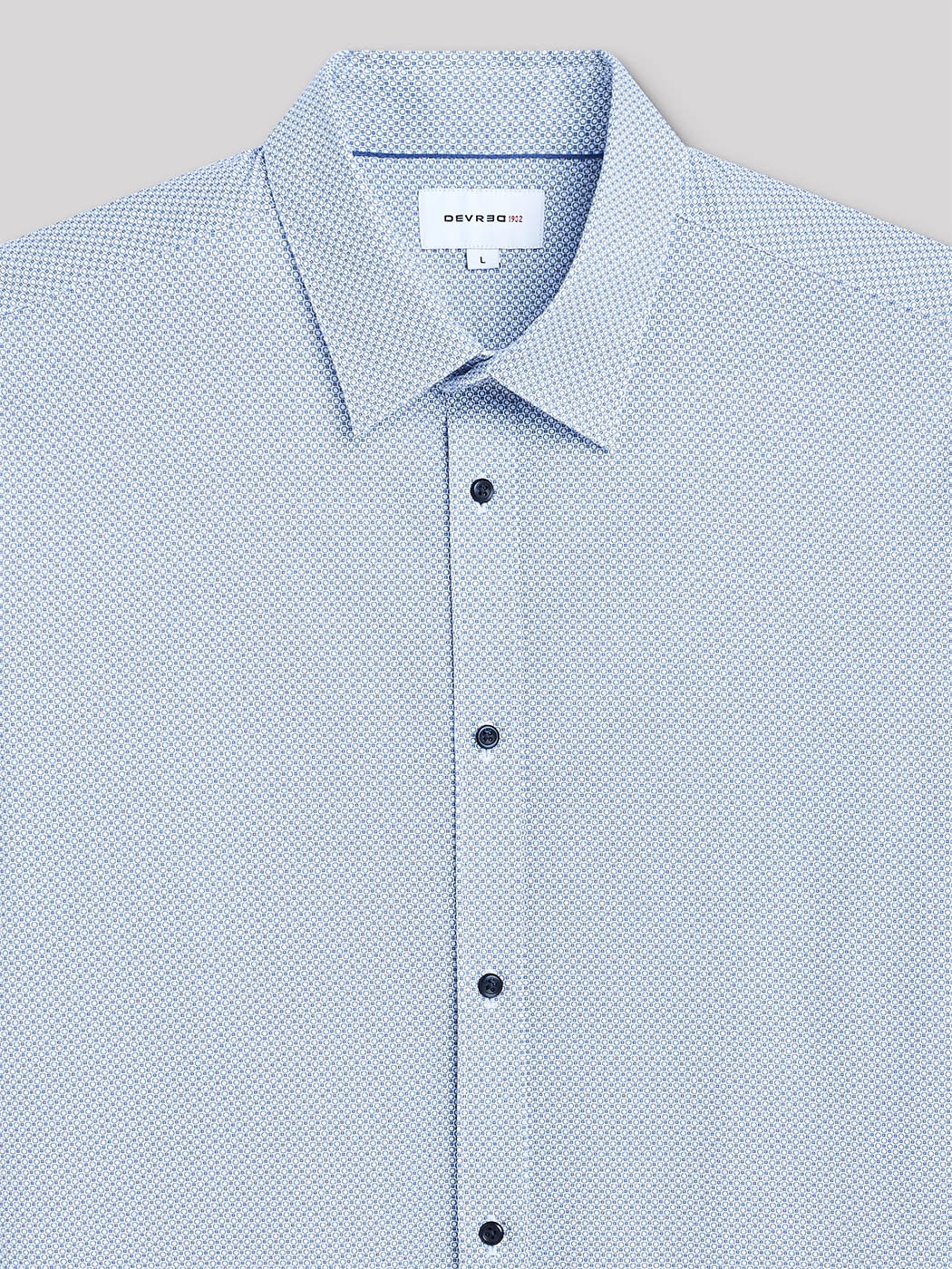 Chemise slim stretch géométrique - DEVRED 1902