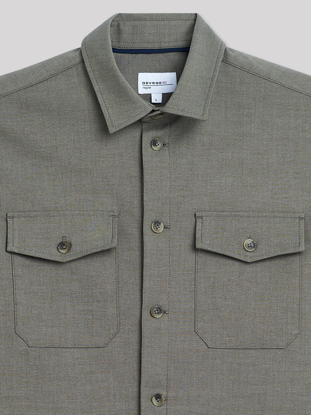 Chemise regular unie - DEVRED 1902