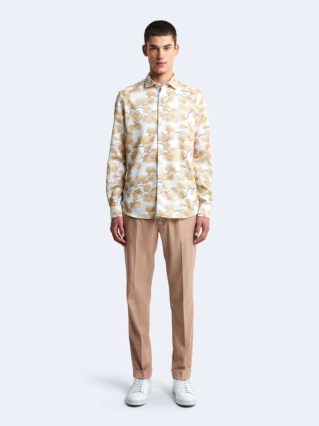 Chemise slim fleurie - DEVRED 1902