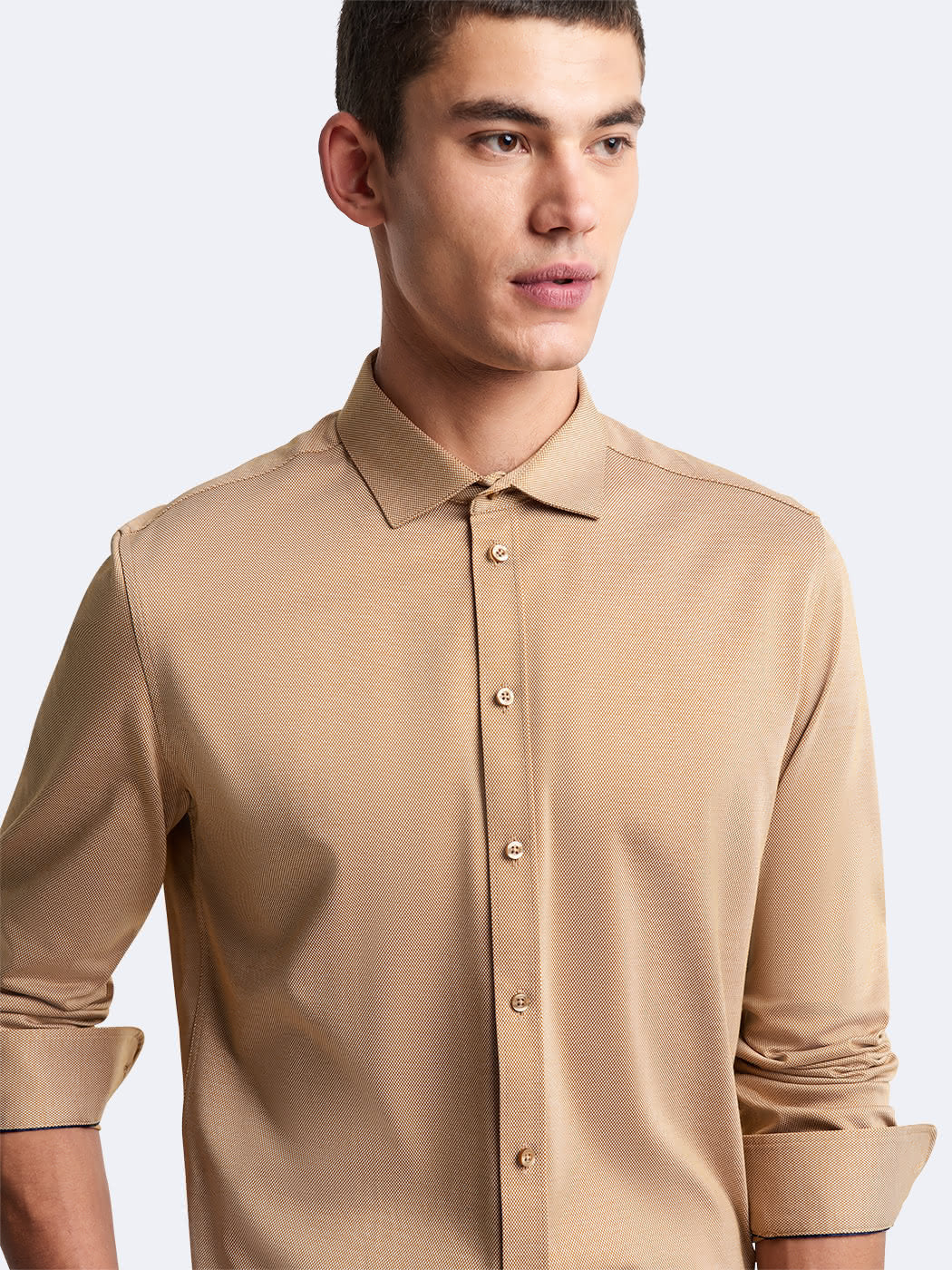 Chemise extra-slim unie - DEVRED 1902
