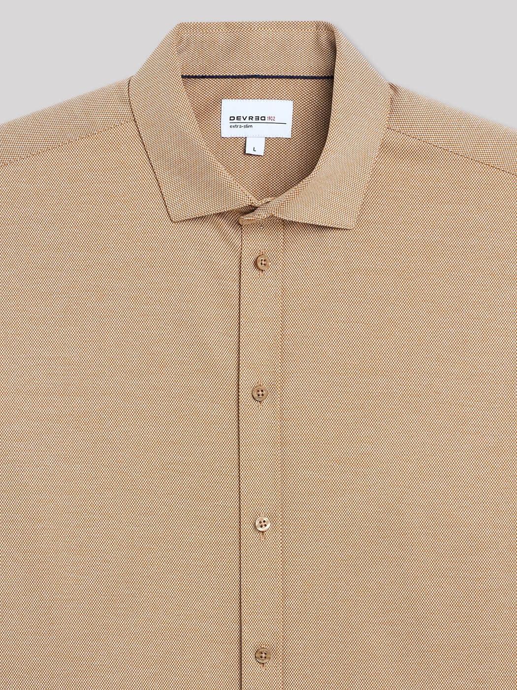 Chemise extra-slim unie - DEVRED 1902