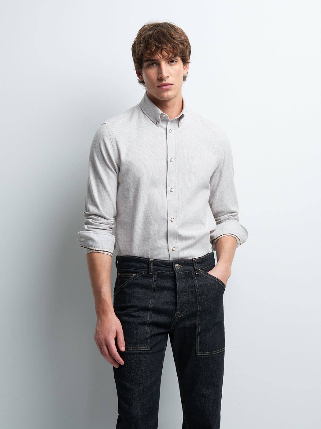 Chemise slim en coton - DEVRED 1902