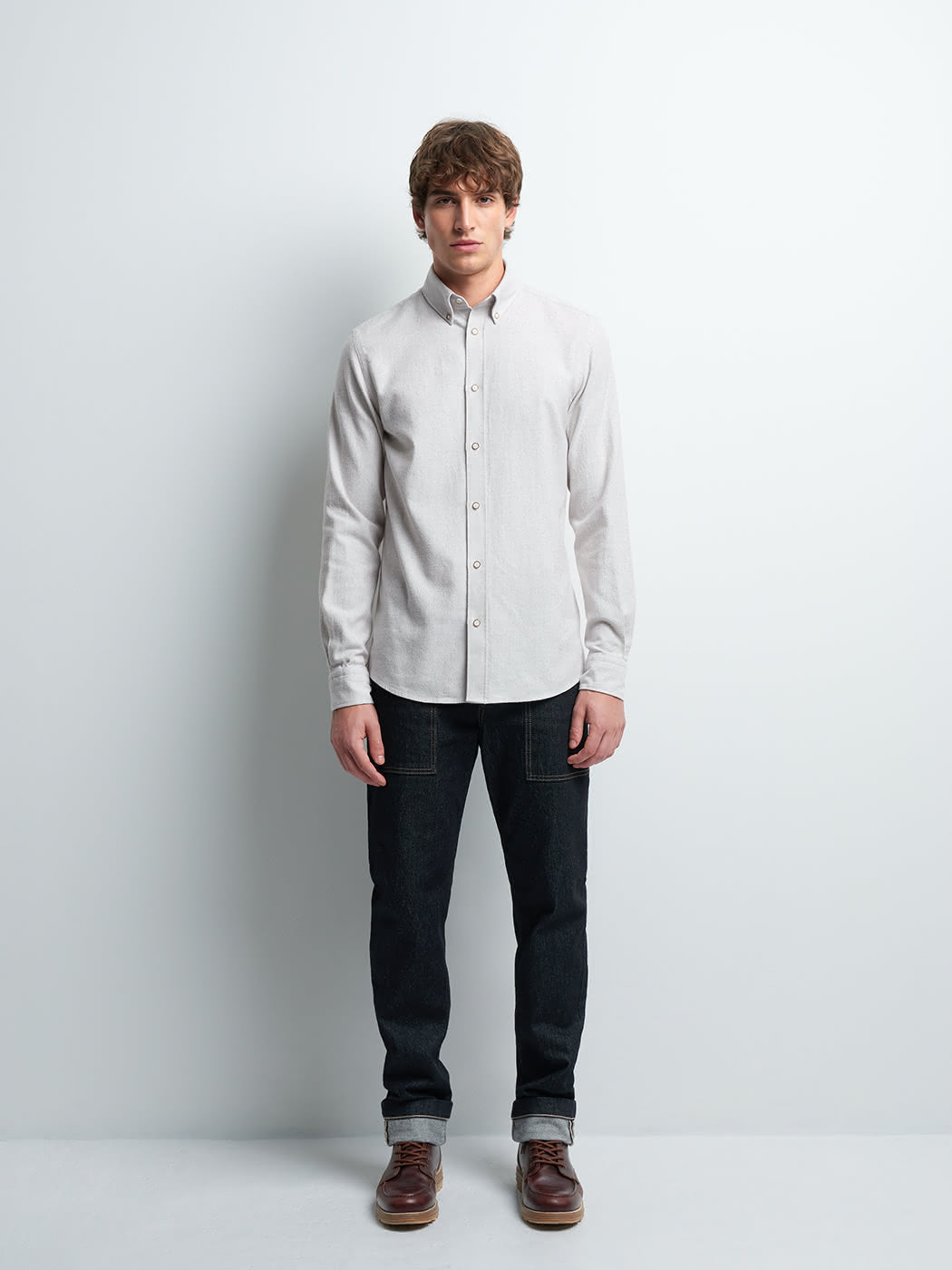 Chemise slim en coton - DEVRED 1902
