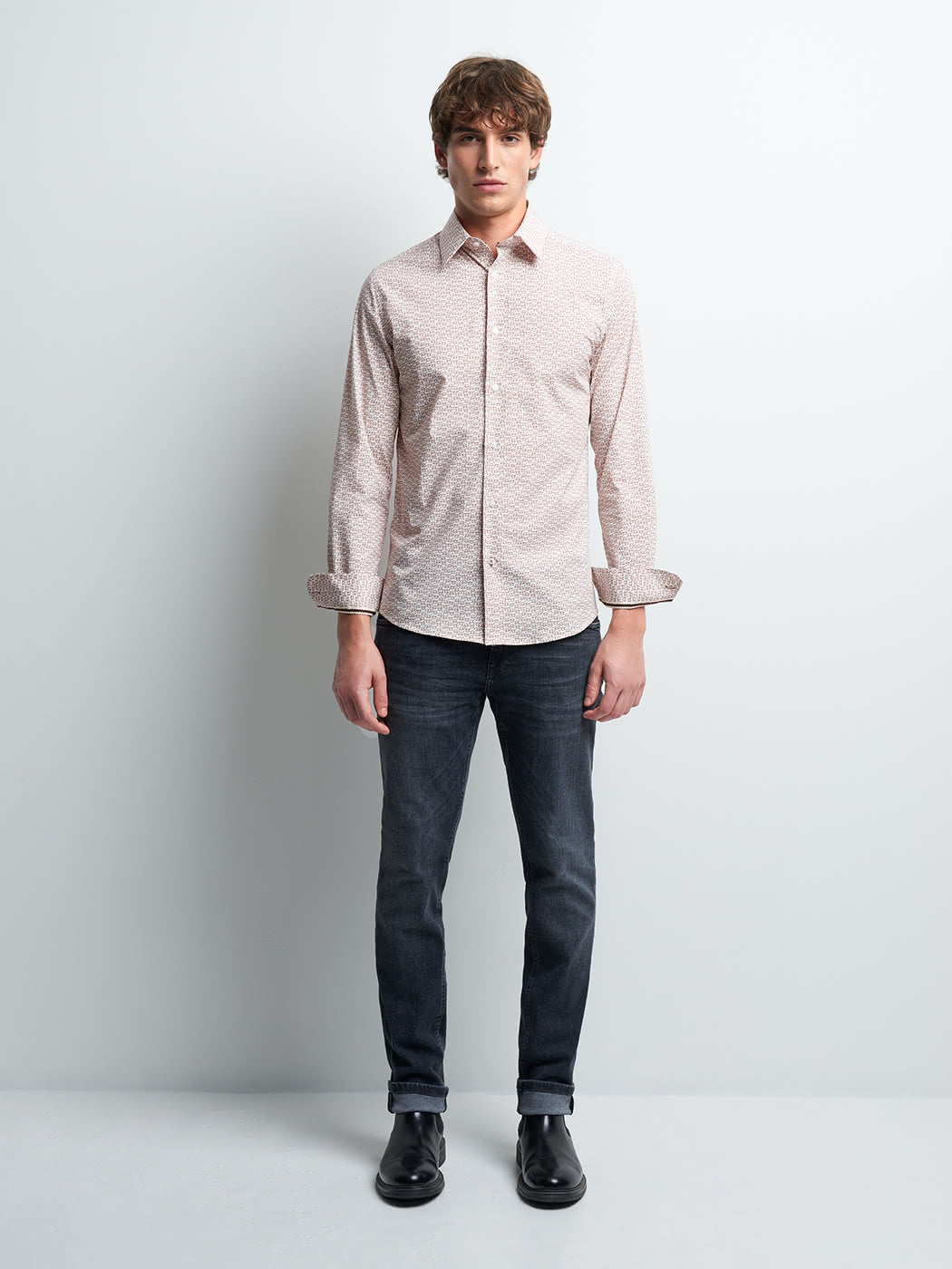 Chemise extra-slim imprimée - DEVRED 1902