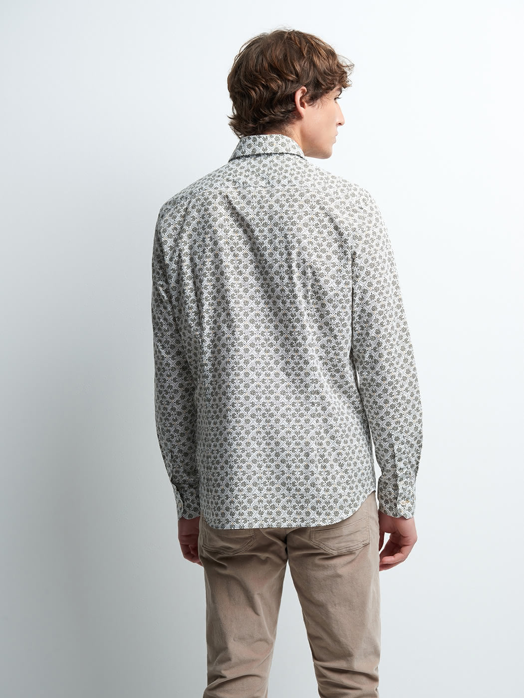 Chemise slim en coton imprimée - DEVRED 1902